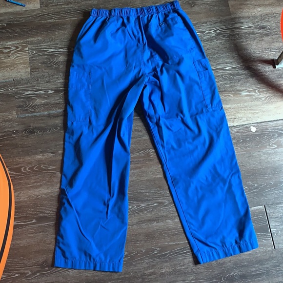 Men’s Medium Cherokee Scrub Pants Royal Blue - Picture 5 of 6